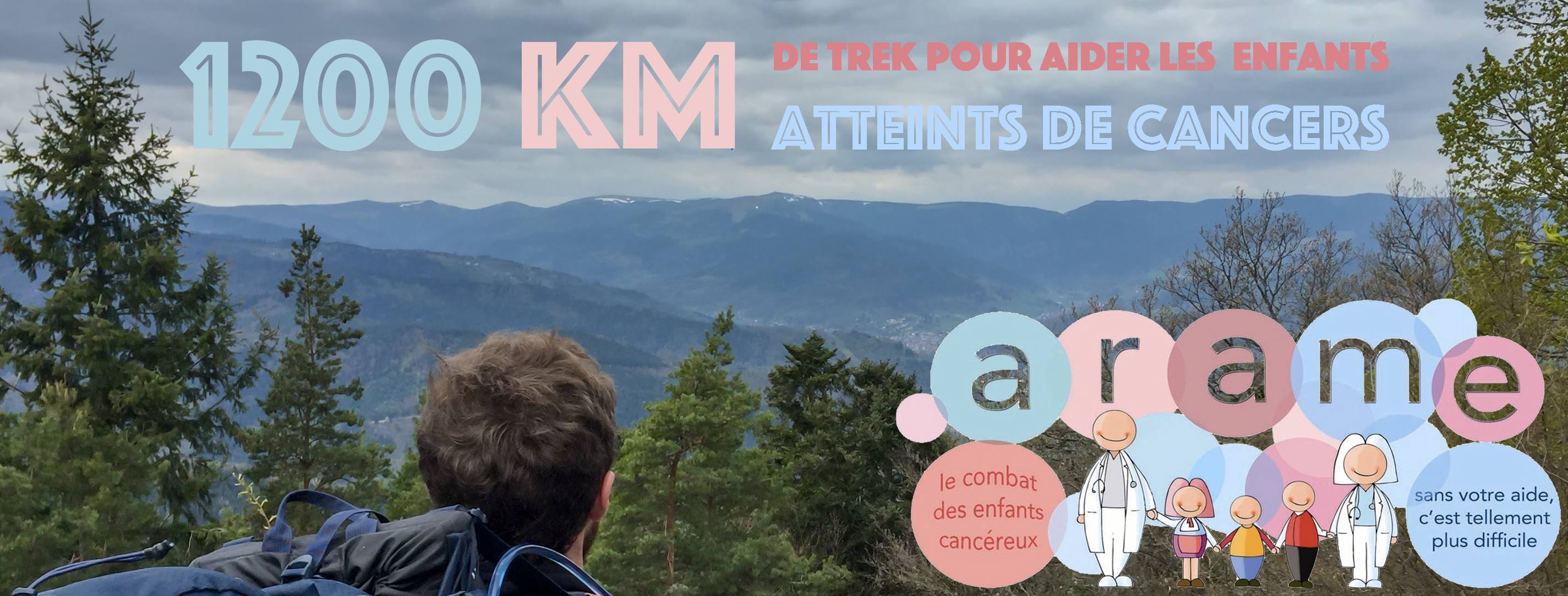 1200 km de trek pour aider les enfants atteints de cancer