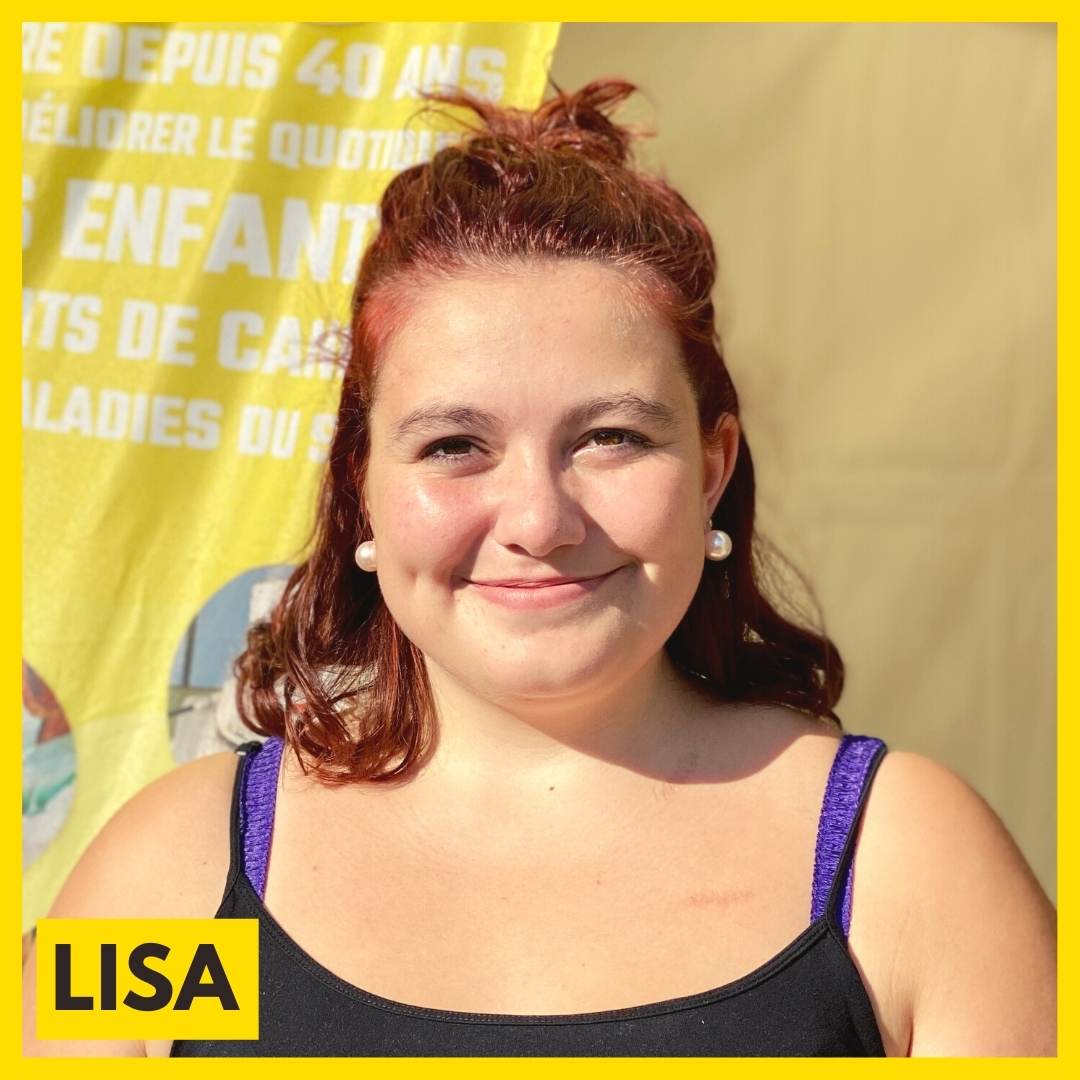 Lisa est bénévole à l'association ARAME