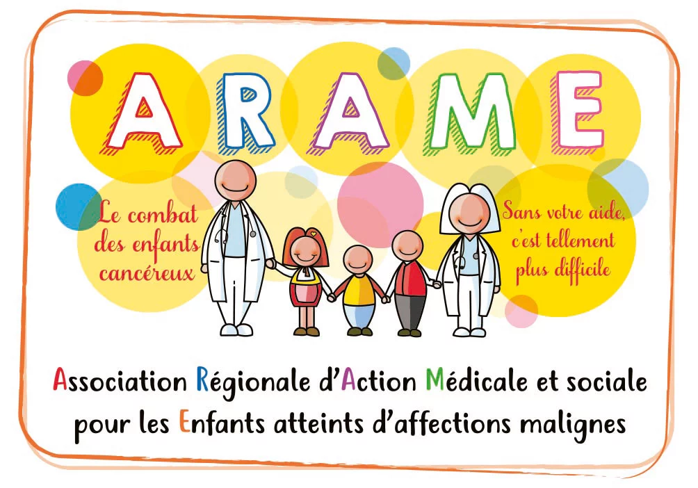 Logo de l'Association ARAME - Agir contre le cancer des enfants